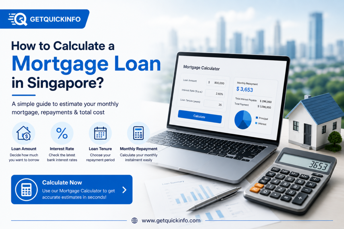 How to Calculate a Mortgage Loan in Singapore